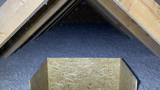 Rodinný dům Manětín - celulóza ThermoFloc